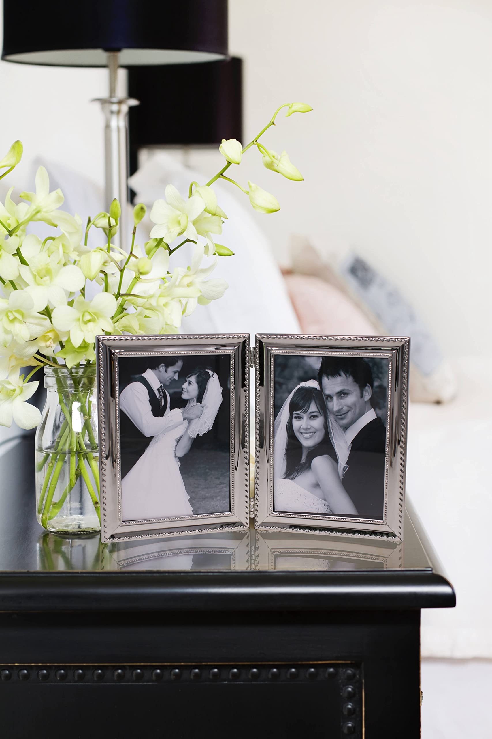 Amazon.co.jp: Leadex 洗練された両面フォトフレーム 折りたたみフォト